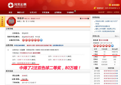 網(wǎng)易彩票再傳喜訊　江南美女“蒙”中80萬