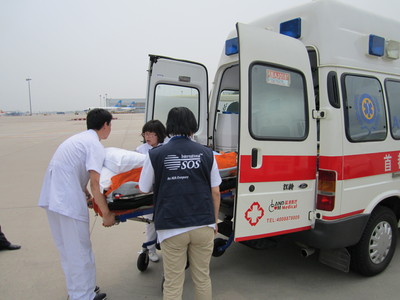 International SOS escorts an elderly Chinese tourist back to China at the aftermath of the accident