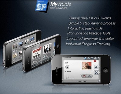 Forget endless drills, boring lessons, and out-of-touch books - English language learning has been turned on its head with EF MyWords, a new mobile 5 minute word workout.
