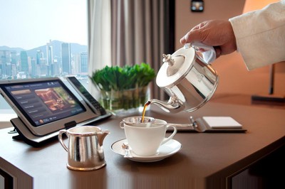 Mobile streaming of TV or movies is available via the in-room tablet or on the guests' own mobile device.